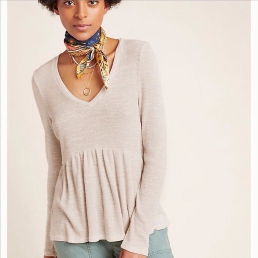 🔥Anthropologie Jill Babydoll Top!